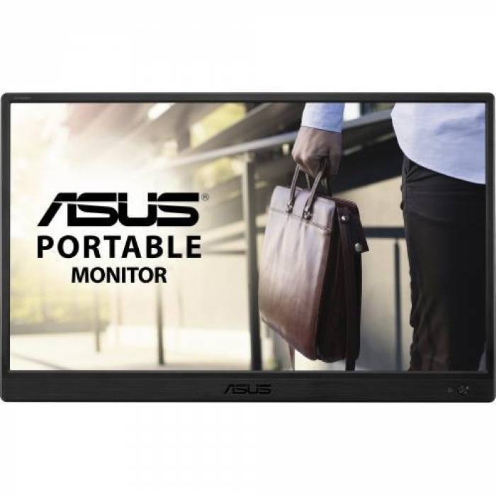 Monitor LED ASUS ZenScreen MB166B, 15.6inch, 1920x1080, 25ms GTG, Black