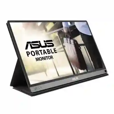 Monitor LED Asus ZenScreen MB16AP, 15.6inch, 1920x1080, 5ms GTG, Black-Grey