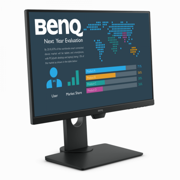 Monitor LED Benq BL2480T, 23.8inch, 1920x1080, 5ms, Black