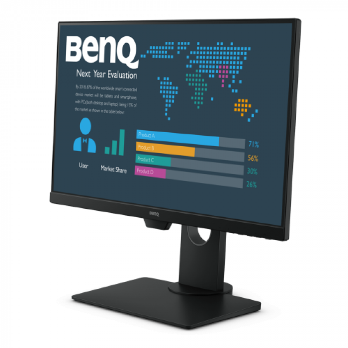 Monitor LED Benq BL2480T, 23.8inch, 1920x1080, 5ms, Black