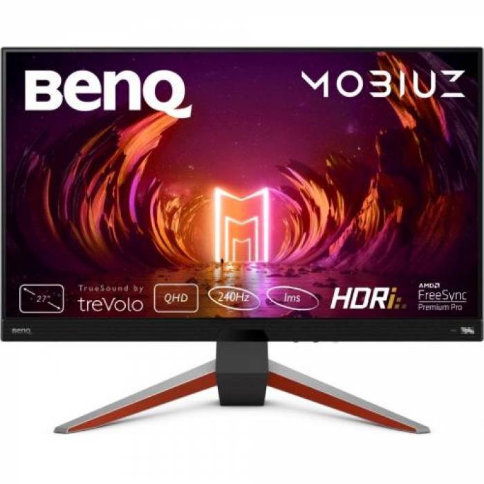 Monitor LED Benq MOBIUZ EX270QM, 27inch, 2560x1440, 1ms, Black-Grey