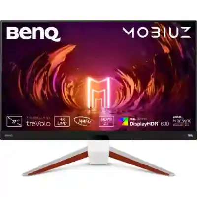 Monitor LED Benq MOBIUZ EX2710U, 27inch, 3840x2160, 1ms GTG, Black-White