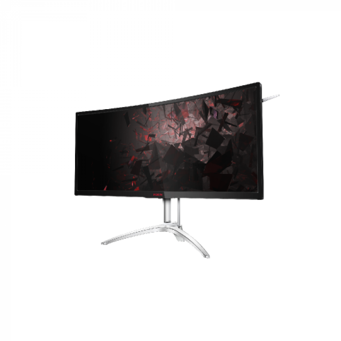 Monitor LED Curbat AOC AG352QCX, 35inch, 2560x1080, 4ms, Black-Silver