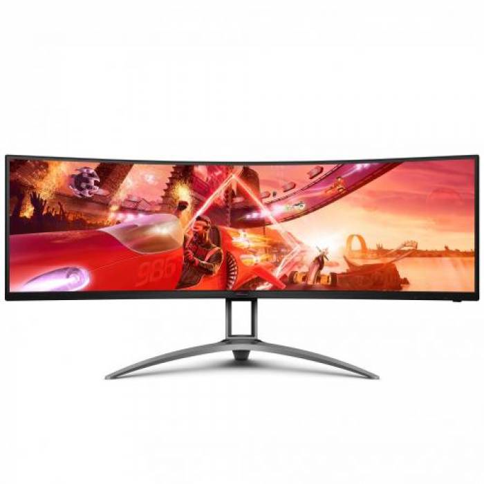 Monitor LED Curbat AOC AG493QCX, 48.8inch, 3840x1080, 1ms, Black