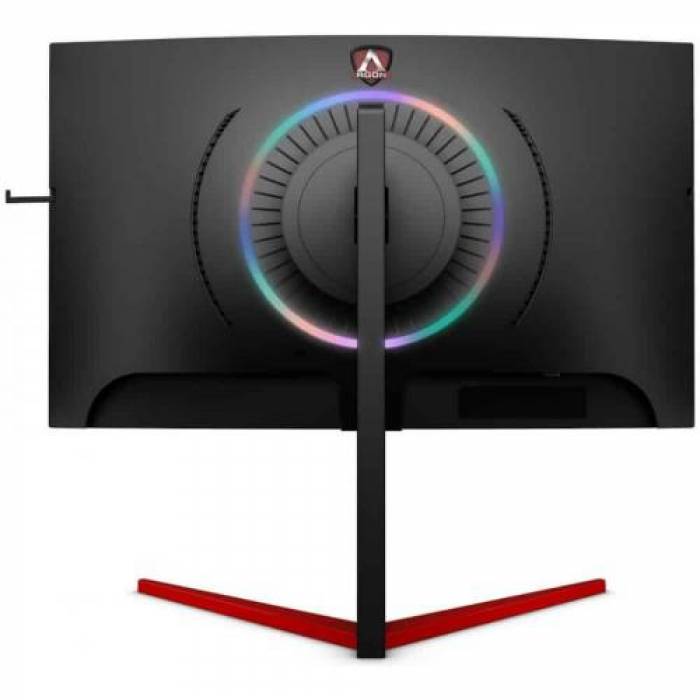 Monitor LED Curbat AOC AGON AG273QCG, 27inch, 2560x1440, 1ms, Black-Red