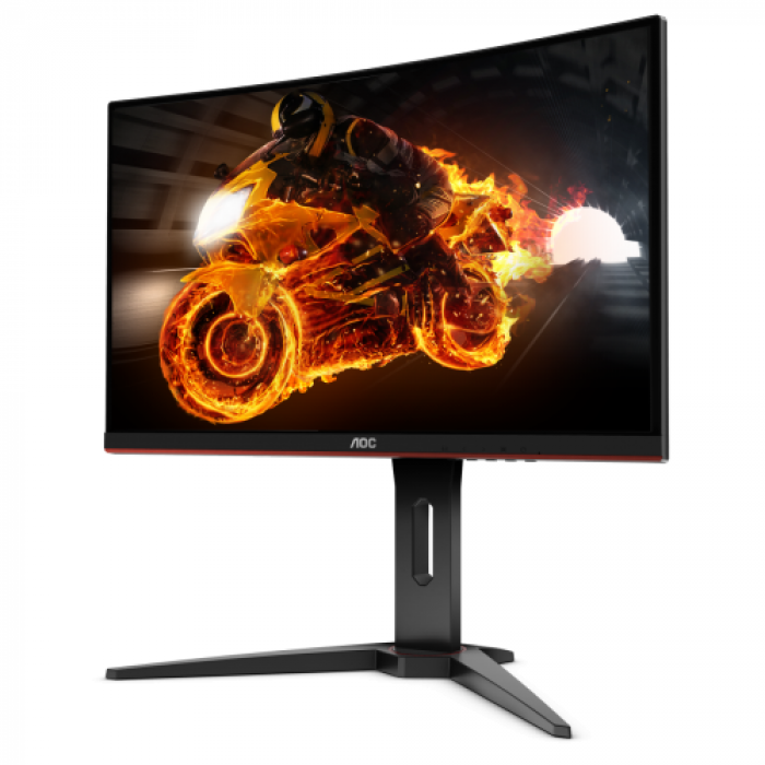 Monitor LED Curbat AOC C24G1, 24inch, 1920x1080, 1ms, Black