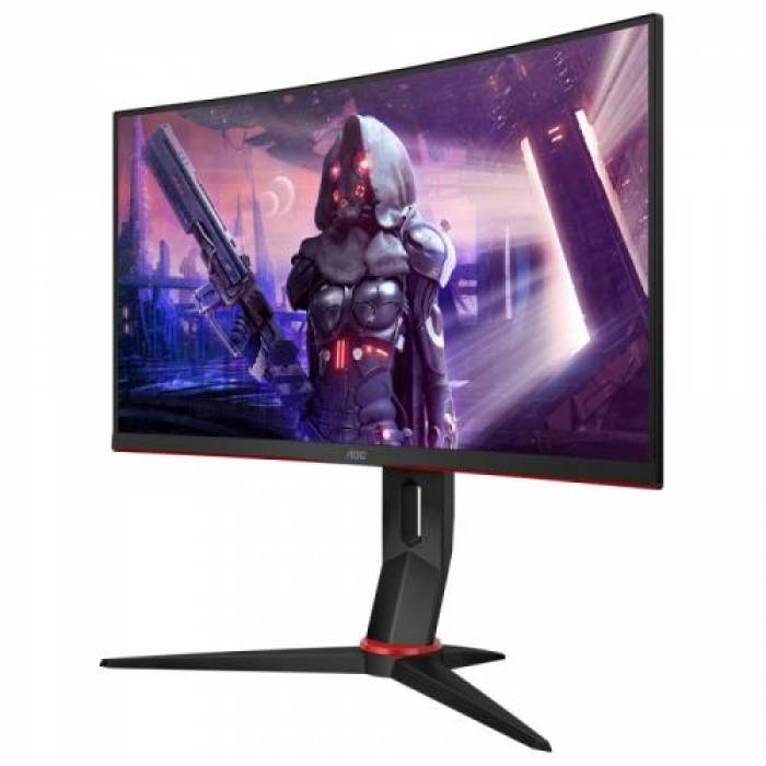 Monitor LED curbat AOC C24G2U, 23.6inch, 1920x1080, 1ms, Black