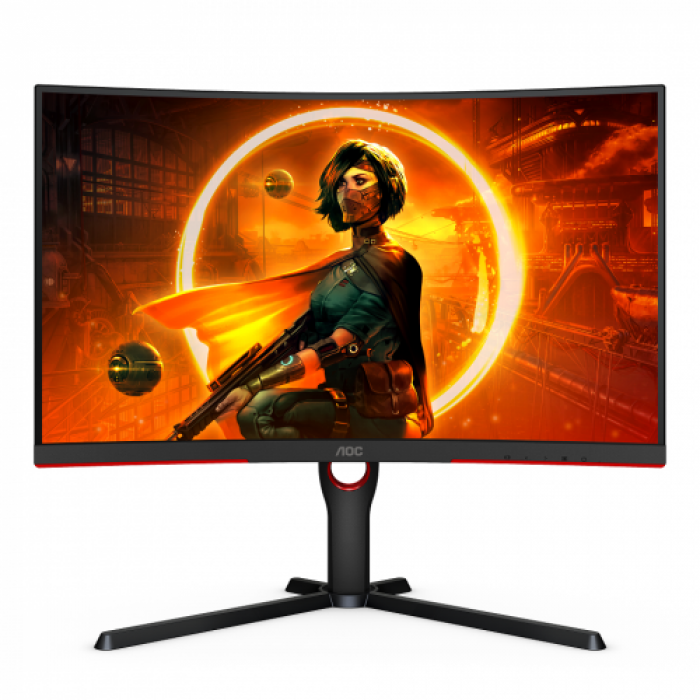 Monitor LED Curbat AOC C27G3U, 27inch, 1920x1080, 1ms, Black