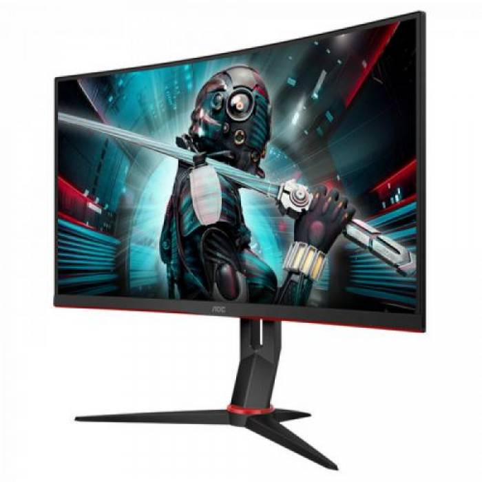 Monitor LED Curbat AOC CQ27G2U/BK, 27inch, 2560x1440, 1ms, Black