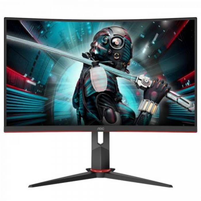 Monitor LED Curbat AOC CQ27G2U/BK, 27inch, 2560x1440, 1ms, Black