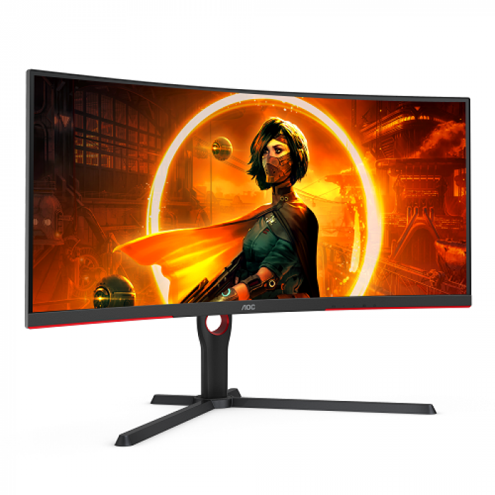 Monitor LED Curbat AOC CU34G3S, 34inch, 3440x1440, 4ms, Black