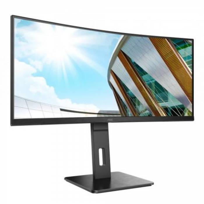 Monitor LED Curbat AOC CU34P2C, 34inch, 3440x1440, 1ms, Black