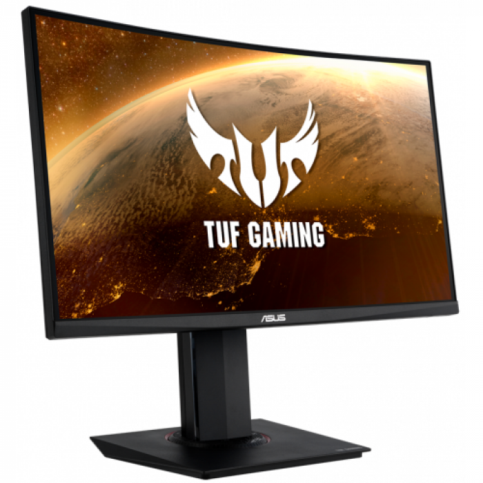 Monitor LED Curbat Asus TUF Gaming VG24VQR, 23.6inch, 1920x1080, 1ms, Black