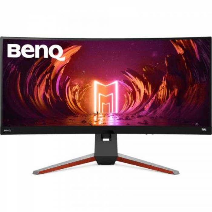 Monitor LED Curbat BenQ MOBIUZ EX3415R, 34inch, 3440x1440, 1ms, Black-Grey