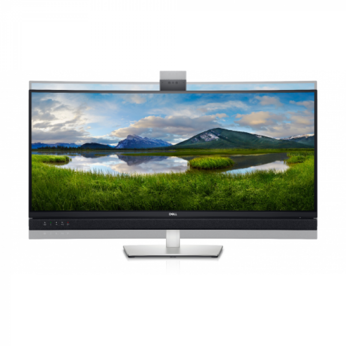 Monitor LED Curbat DELL C3422WE, 34.1inch, 3440 x 1440, 5ms GTG, Black-Silver