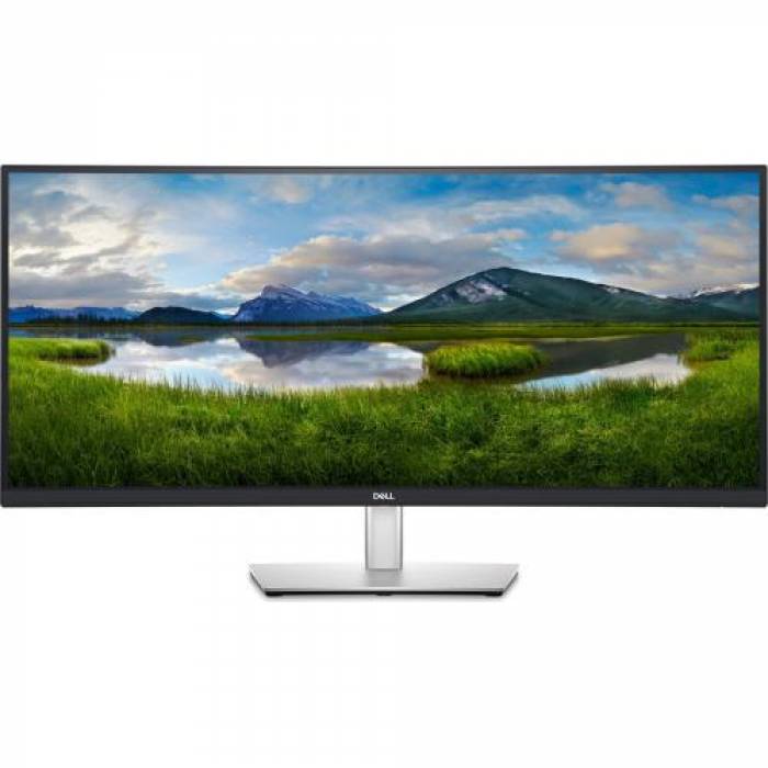 Monitor LED Curbat Dell P3421WM-05, 34inch, 3440x1440, 5ms, Black-Silver