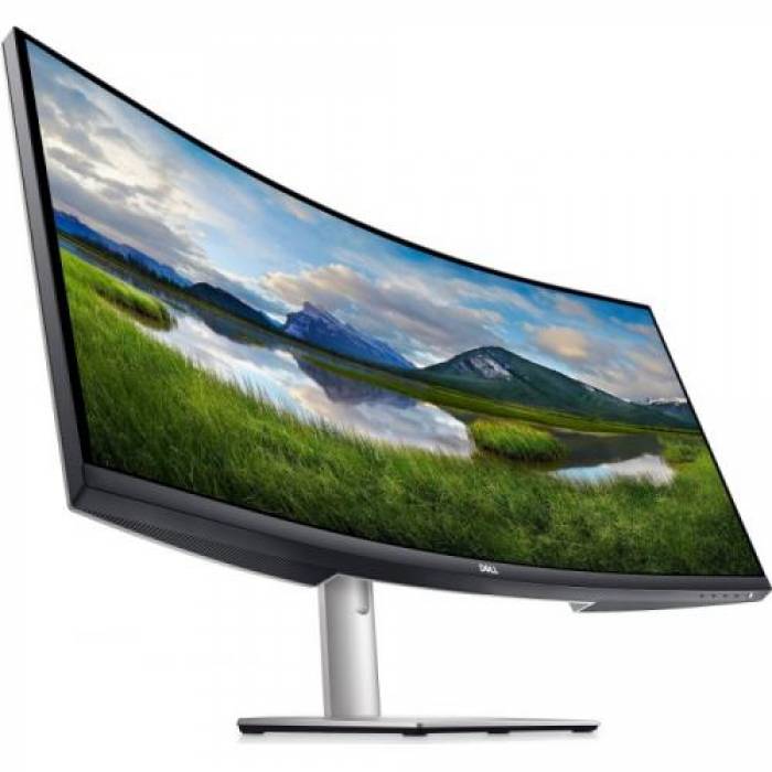 Monitor LED Curbat DELL S3422DW, 34inch, 3440 x 1440, 4ms GTG, Black-Silver