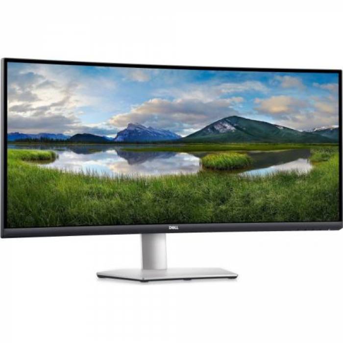 Monitor LED Curbat DELL S3422DW, 34inch, 3440 x 1440, 4ms GTG, Black-Silver