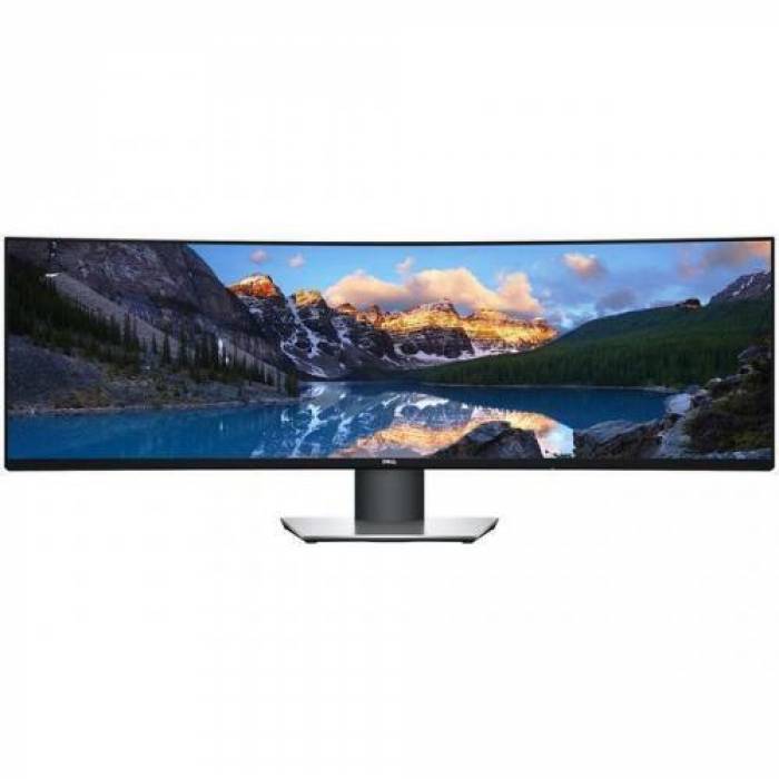 Monitor LED Curbat DELL UltraSharp U4919DW, 49inch, 5120x1440, 5ms, Black-Silver