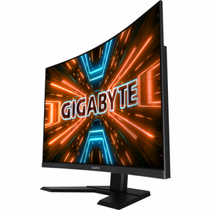 Monitor LED Curbat Gigabyte G32QC A, 31.5inch, 2560x1440, 1ms, Black