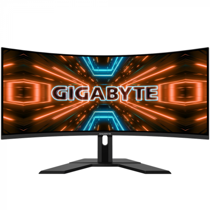 Monitor LED Curbat Gigabyte G34WQC A, 34inch, 3440x1440, 1ms, Black