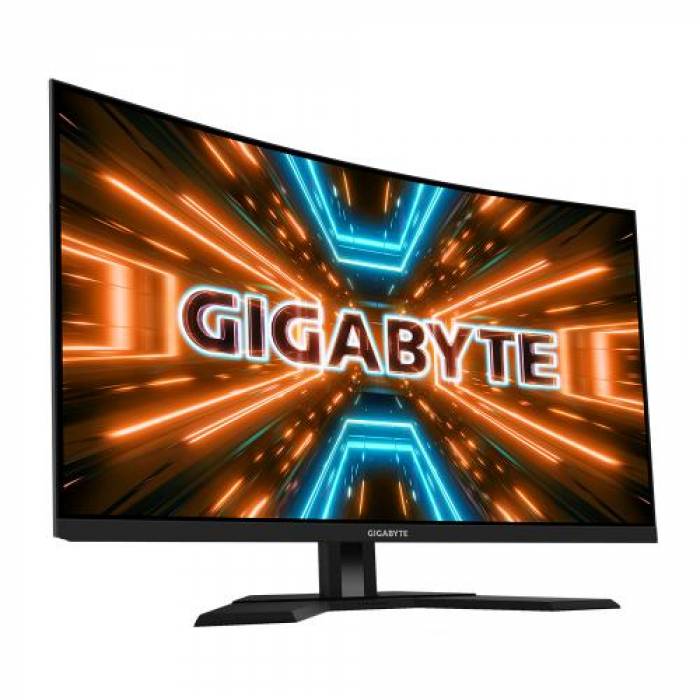 Monitor LED Curbat Gigabyte M32QC, 31.5inch, 2560x1440, 1ms, Black