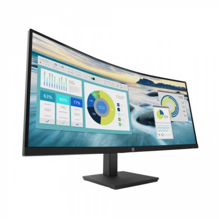 Monitor LED Curbat HP P34hc G4, 34inch, 3440x1440, 5ms GTG, Black