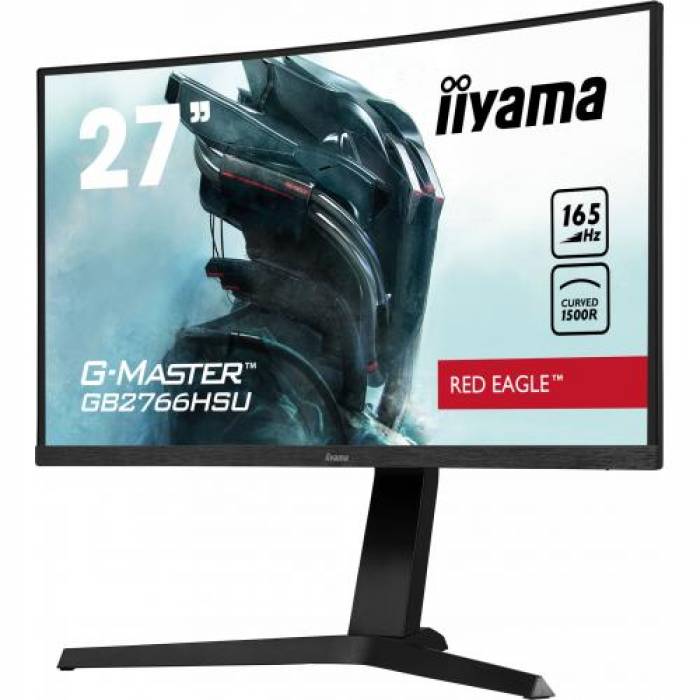 Monitor LED Curbat Iiyama G-MASTER GB2766HSU-B1, 27inch, 1920x1080, 1ms, Black