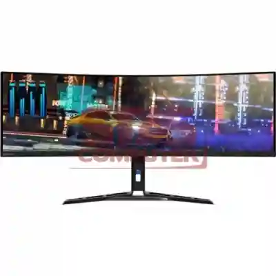 Monitor LED Curbat Lenovo Legion R45w-30, 44.5inch, 5120x1440, 4ms GTG, Black