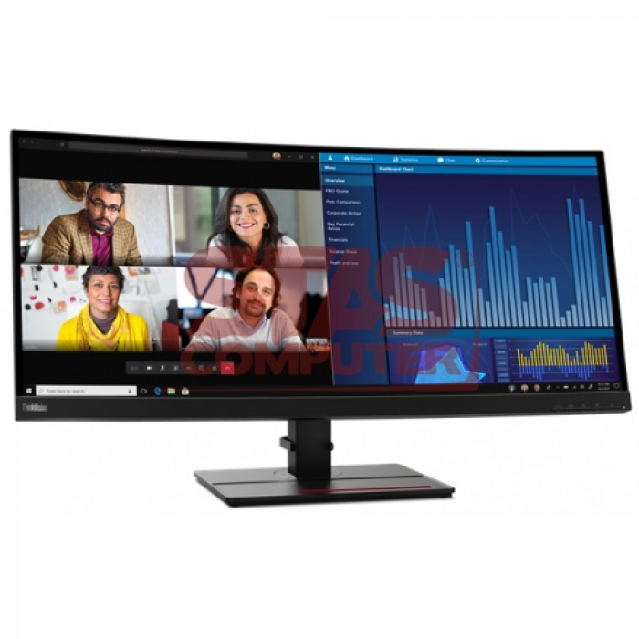 Monitor LED Curbat Lenovo ThinkVision P34w-20, 34.14inch, 3440x1440, 4ms GTG, Raven Black