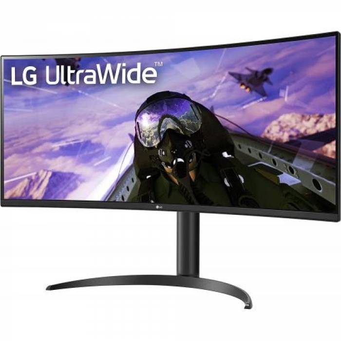 Monitor LED Curbat LG 34WP65C-B, 27inch, 3440x1440, 1ms, Black