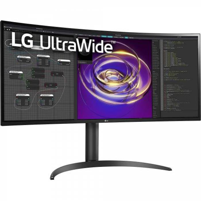 Monitor LED Curbat LG 34WP85C, 34inch, 3440x1440, 5ms GtG, Black