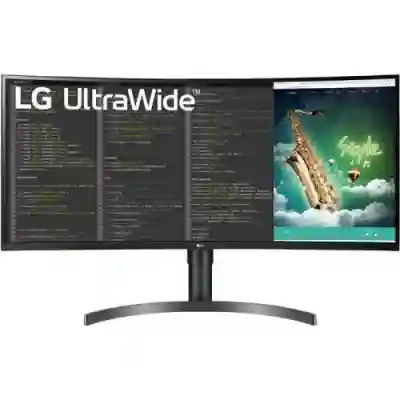 Monitor LED Curbat LG 35WN75C-B, 35inch, 3440x1440, 5ms, Black