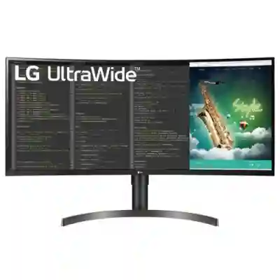 Monitor LED Curbat LG 35WN75CN-B, 35inch, 3440x1440, 5ms GTG, Black