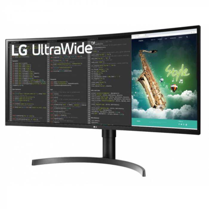 Monitor LED Curbat LG 35WN75CN-B, 35inch, 3440x1440, 5ms GTG, Black