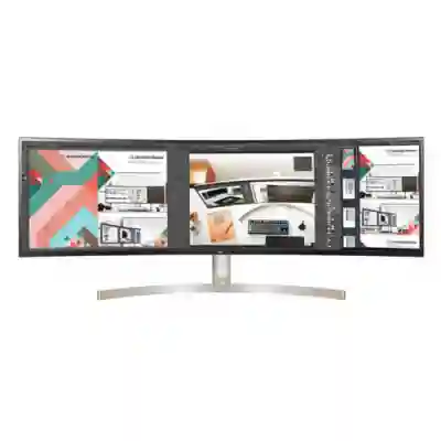 Monitor LED Curbat LG 49WL95C-WE, 49inch, 5120x1440, 5ms GTG, Black-White