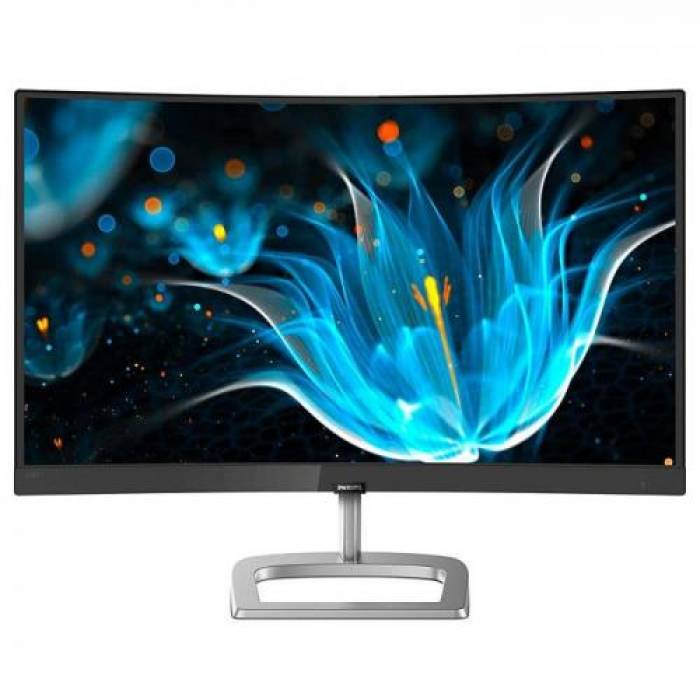 Monitor LED Curbat Philips 248E9QHSB, 23.6inch, 1920x1080, 4ms GTG, Black-Silver