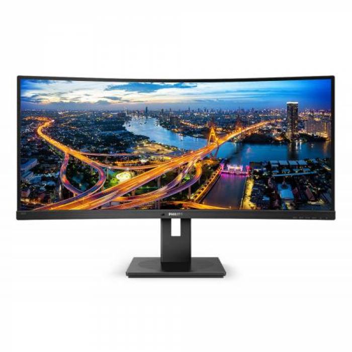 Monitor LED Curbat Philips 345B1C/00, 34inch, 3440x1440, 5ms GTG, Black