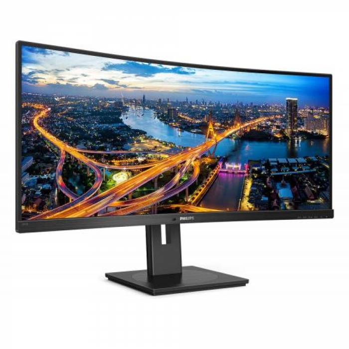 Monitor LED Curbat Philips 345B1C/00, 34inch, 3440x1440, 5ms GTG, Black