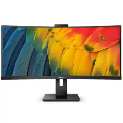 Monitor LED Curbat Philips 34B1U5600CH/00, 34inch, 3440x1440, 4ms GTG, Black