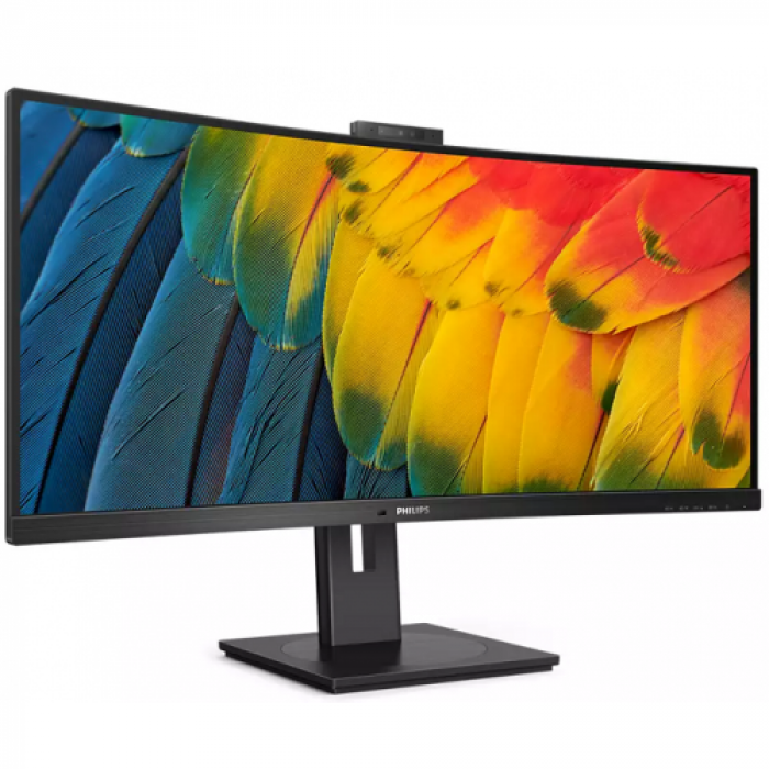 Monitor LED Curbat Philips 34B1U5600CH/00, 34inch, 3440x1440, 4ms GTG, Black