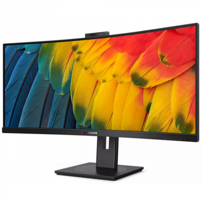 Monitor LED Curbat Philips 34B1U5600CH/00, 34inch, 3440x1440, 4ms GTG, Black