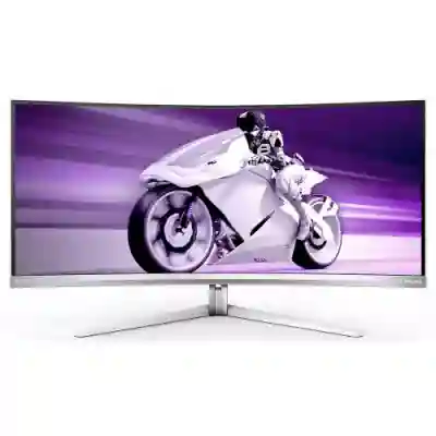 Monitor LED Curbat Philips 34M2C7600MV, 34inch, 3440x1440, 2.5ms GTG, White