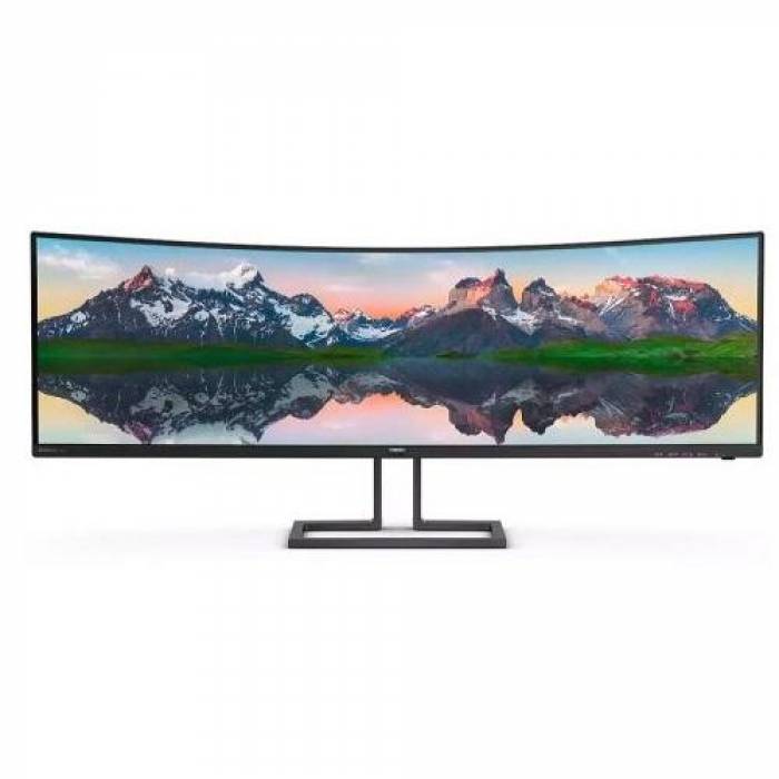 Monitor LED Curbat Philips 498P9Z, 49inch, 5120 x 1440, 4ms, Black