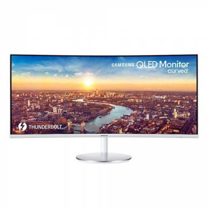 Monitor LED Curbat Samsung (2021) LC34J791WTRXEN, 34inch, 3440x1440, 4ms GTG, Grey