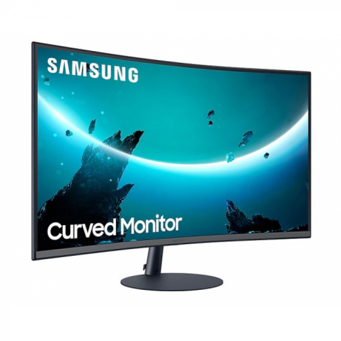 Monitor LED Curbat Samsung LC32T550FDRXEN, 31.5inch, 1920x1080, 4ms GTG, Dark Blue Grey