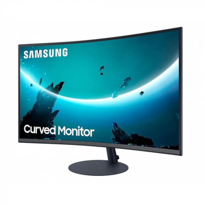 Monitor LED Curbat Samsung LC32T550FDRXEN, 31.5inch, 1920x1080, 4ms GTG, Dark Blue Grey