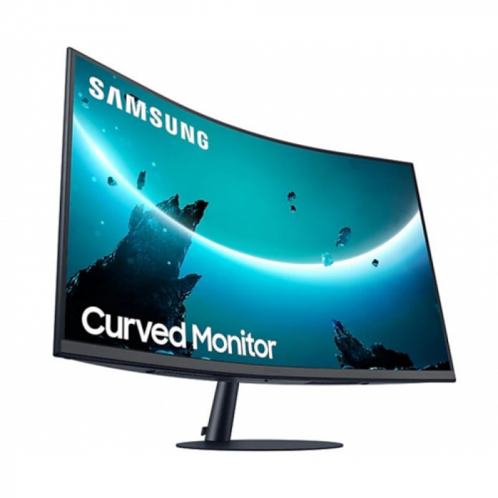 Monitor LED Curbat Samsung LC32T550FDRXEN, 31.5inch, 1920x1080, 4ms GTG, Dark Blue Grey