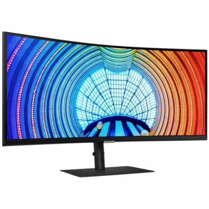 Monitor LED Curbat Samsung LS34A650UXUXEN, 34inch, 3440x1440, 4ms GTG, Black