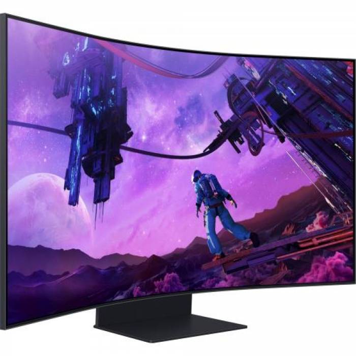 Monitor LED Curbat Samsung Odyssey Ark S55BG970N, 55inch, 3840x2160, 1ms GTG, Black